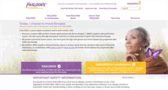 Desktop Screenshot of faslodex.com
